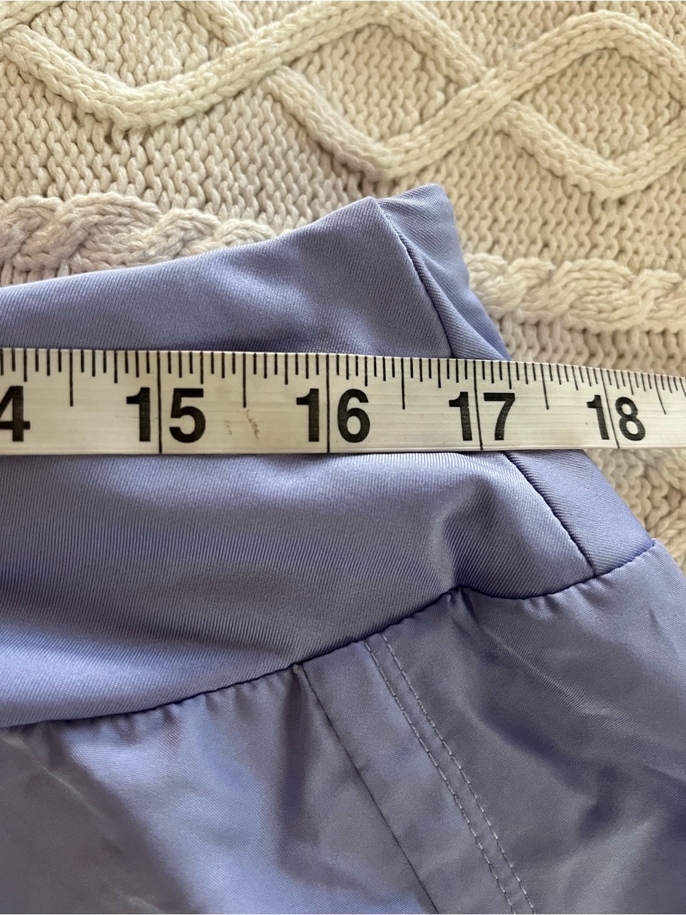 Nike Dri-Fit Lilac Drawstring Waist Athletic Shorts Lined Women’s Size XL - Picture 10 of 11